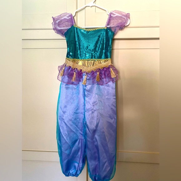 GENIE 🧞‍♂️ DREAM DAZZLERS GREEN AND PURPLE CHILD COSTUME SIZE 5/6 🌟NWOT🌟 - Picture 2 of 9